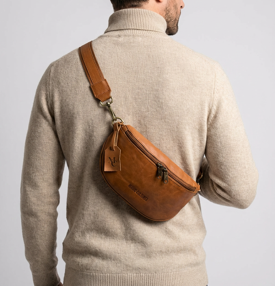 Al Andalus Crossbodybag "URBAN JOURNEY", kaffeebraun