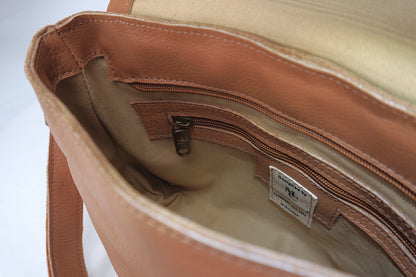 Al Andalus Damen-Umhängetasche "DUNE", karamell