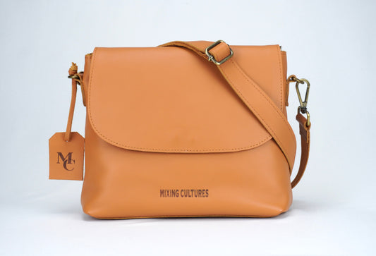 Al Andalus Damen-Umhängetasche "DUNE", hellbraun