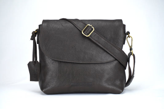 Al Andalus Damen-Umhängetasche "DUNE", kaffeebraun