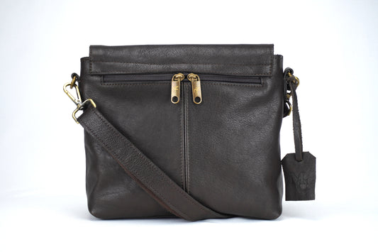 Al Andalus Damen-Umhängetasche "DUNE", kaffeebraun