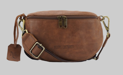 Al Andalus Crossbodybag "URBAN JOURNEY", kaffeebraun