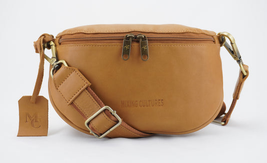 Al Andalus Crossbodybag "URBAN JOURNEY", hellbraun